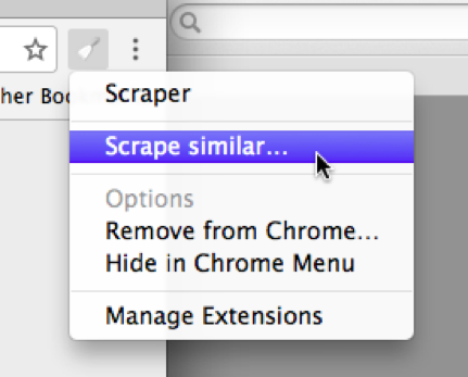 Scraper Web Browser